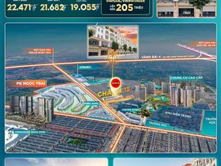 Bán nhà phố shophouse dãy chà là 15, vị trí đẹp, sau nhà công viên, gần vinmec giá tốt