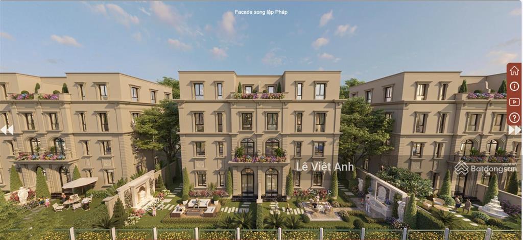 Bán 4 căn song lập giãn xây bình minh vinhomes wonder city, 228m²/căn, giá 172,368 tỷ