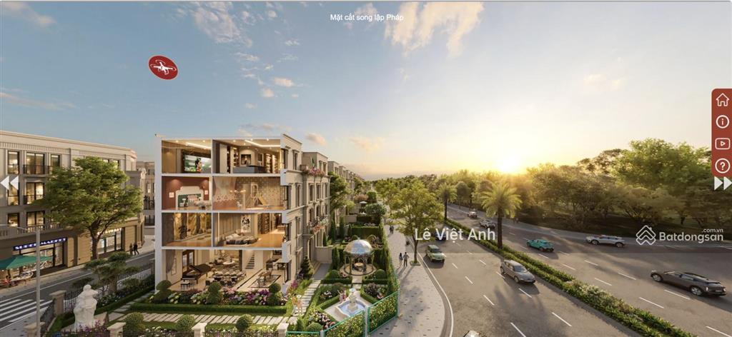 Bán 4 căn song lập giãn xây bình minh vinhomes wonder city, 228m²/căn, giá 172,368 tỷ