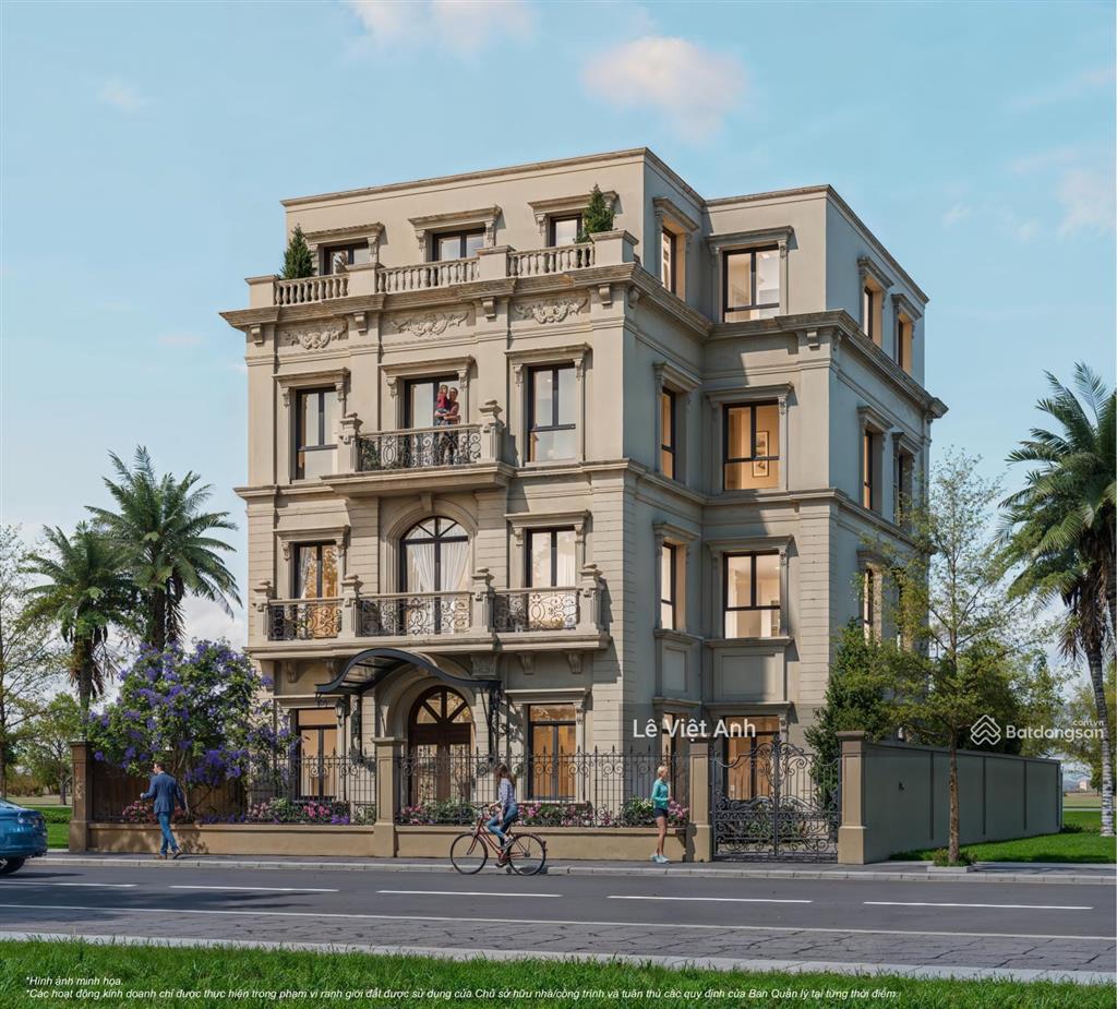 Bán 4 căn song lập giãn xây bình minh vinhomes wonder city, 228m²/căn, giá 172,368 tỷ