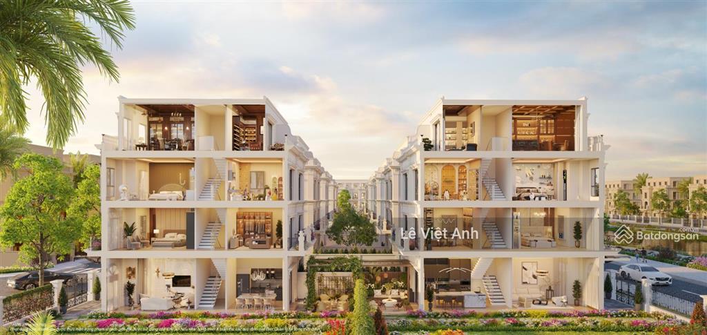 Bán 4 căn song lập giãn xây bình minh vinhomes wonder city, 228m²/căn, giá 172,368 tỷ