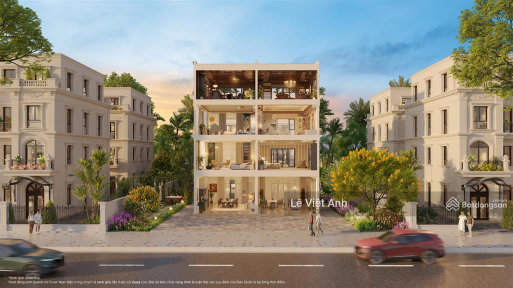 Bán 4 căn song lập giãn xây bình minh vinhomes wonder city, 228m²/căn, giá 172,368 tỷ