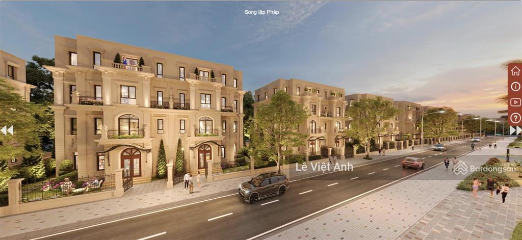 Bán 4 căn song lập giãn xây bình minh vinhomes wonder city, 228m²/căn, giá 172,368 tỷ