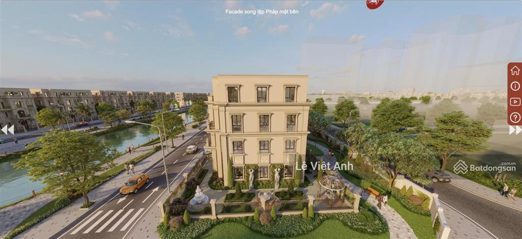 Bán 4 căn song lập giãn xây bình minh vinhomes wonder city, 228m²/căn, giá 172,368 tỷ