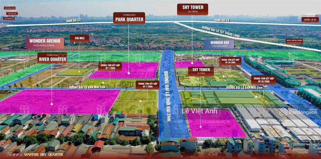 Bán biệt thự song lập view sông bình minh  vinhomes đan phượng, 228m², giá 54 tỷ