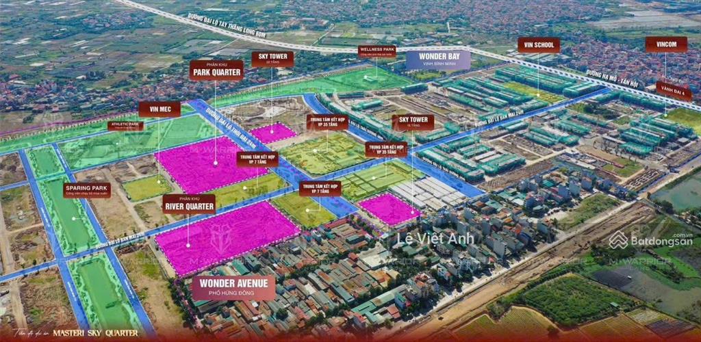 Bán biệt thự song lập view sông bình minh  vinhomes đan phượng, 228m², giá 54 tỷ
