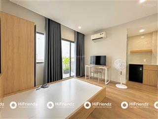 Cho thuê căn hộ studio bancol mới xâyfull nội thấtgần vòng xoay dân chủtoà nhà viettel