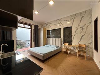 Cho thuê căn hộ studio bancol 30m2 cực chill  full nội thất  sát đh hoa sen  gần cầu vượt 3/2