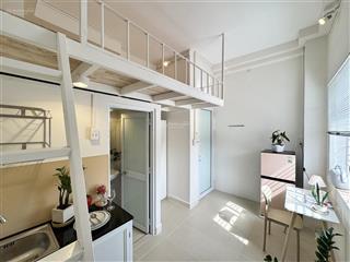 Cho thuê căn hộ duplex cửa sổ bancol  27m2  full new 100%  ngay bigc tô hiến thành  đh huflit