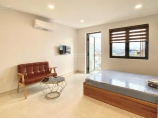 Siêu phẩm studio ban công full nội thất ngay mặt tiền đường đôi tân kiểnglê văn lương