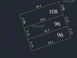 Bán đất đông sơn, quang tiến, sóc sơn, hà nội, 3,072 tỷ, 96m2 view đẹp
