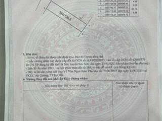 Bán đất 126.5m2 tại thôn hương ninh, đường 3, xã hồng kỳ, sóc sơn, hà nội, giá 3,289 tỷ