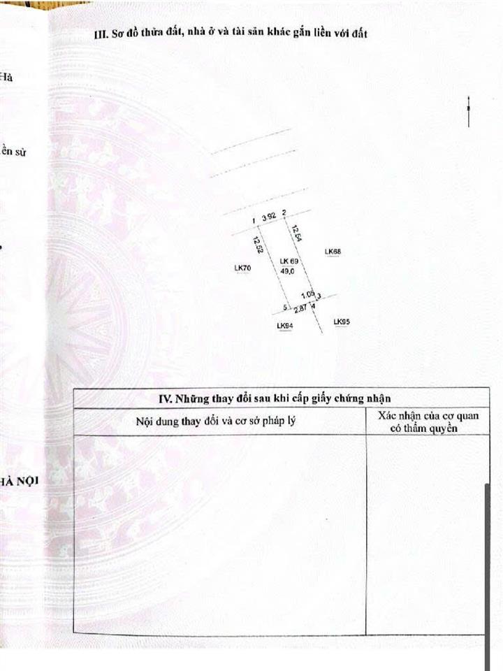 Bán đất phú lương hn, phân lô vỉa hè ô tô tránh, 49m2, 9,5 tỷ, 0888 114 ***