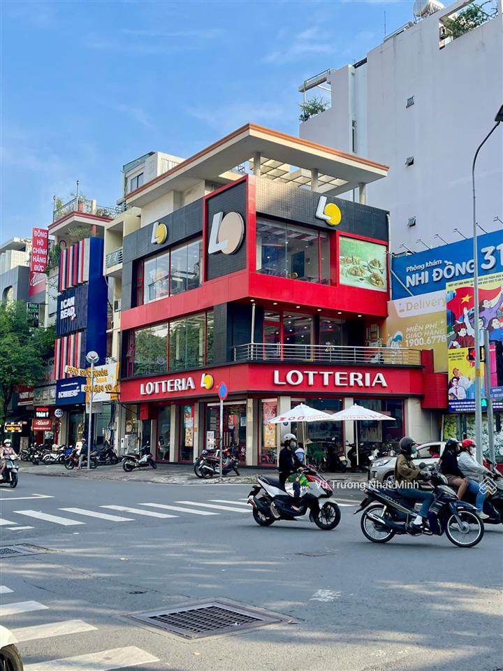 Nhà góc 2 mặt tiền tô hiến thành, q. 10  187m2 (8.2 x 22m), 4 tầng, hđt 200tr/th bán giá 60 tỷ