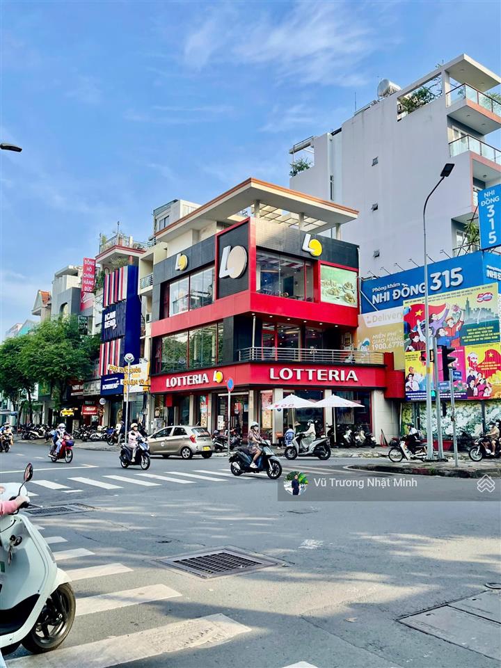 Nhà góc 2 mặt tiền tô hiến thành, q. 10  187m2 (8.2 x 22m), 4 tầng, hđt 200tr/th bán giá 60 tỷ