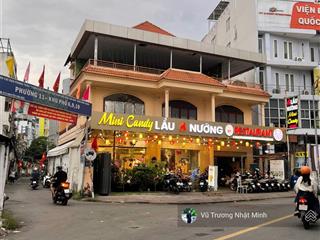 Góc 2 mặt tiền nguyễn văn đậu, bình thạnh dt 255m2 (15 x 15)m 3 tầng hđt 120tr/th bán 35 tỷ