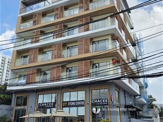 Toà nhà chdv khu kiều đàm, quận 7 420m2 (15 x 30) hầm 7 tầng 73 phòng thu nhập 480 triệu, 80 tỷ