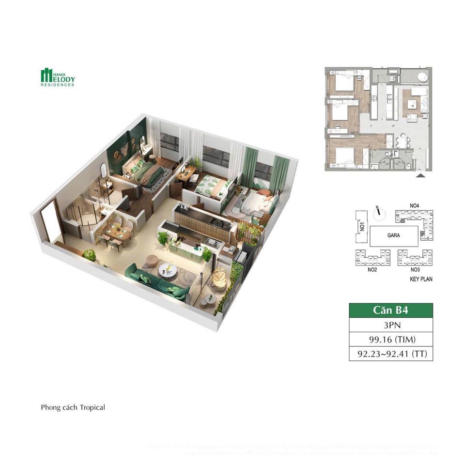 Bán nhanh căn 3pn giá rẻ nhất dự án melody, tầng đẹp, hỗ trợ vay 0% 24t, sổ lâu dài, ib em ngay