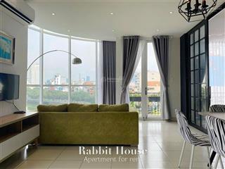 Cho thuê căn hộ chung cư dạng 1pn balcon view sông cực chill  vị trí tiếp giáp quận 3, quận 1
