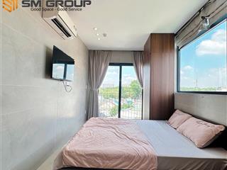 Cho thuê phòng trọ quận 4 tôn đản gần đh luật , nguyễn tất thành 30m2 có bancol