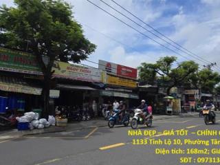 NHÀ ĐẸP – GIÁ TỐT  – CHÍNH CHỦ CẦN BÁN Nhà Tại 1133 Tỉnh Lộ 10, Phường Tân Tạo, Bình Tân,