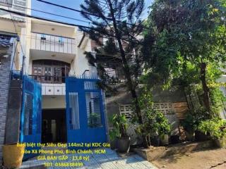 Bán biệt thự Siêu Đẹp 144m2 tại KDC Gia Hòa Xã Phong Phú, Bình Chánh, HCM
