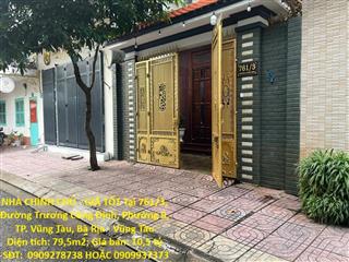 NHÀ CHÍNH CHỦ - GIÁ TỐT Tại 761/3, Đường Trương Công Định, Phường 9, TP. Vũng Tàu, Bà Rịa