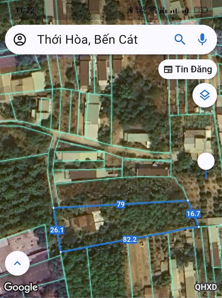 ĐẤT ĐẸP - GIÁ TỐT BÁN ĐẤT TẶNG NHÀ Phường THỚI HÒA BẾN CÁT ĐƯỜNG THẦN TÀI 39 SÁT QUỐC LỘ