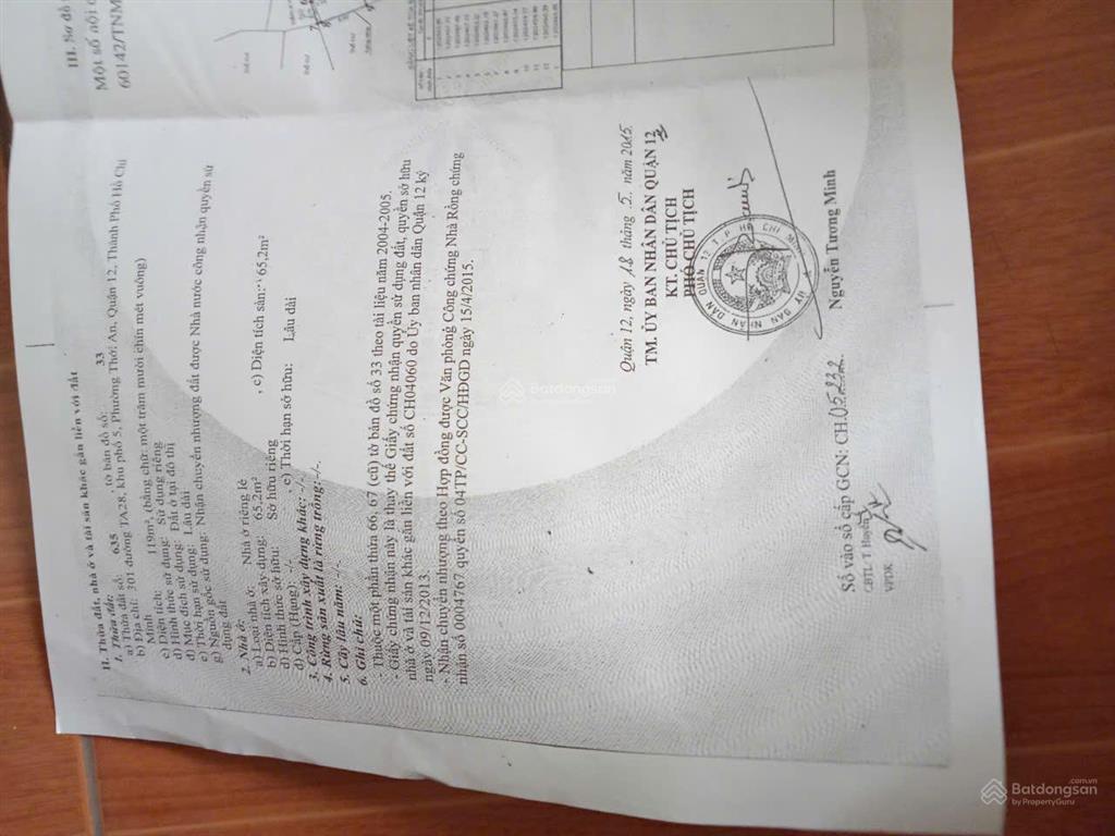 Bán nhà 2 mặt tiền lê thị riêng, p.thới an, quận 12, gác lửng. vị trí đẹp, dt 120m2, giá 14 tỷ