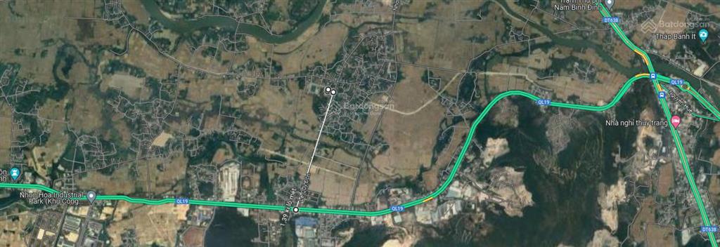 Bán lô góc đất nền 112m2 khu qhdc tây nam ubnd nhơn hòa, an nhơn, bình định, giá chất chỉ 1,1 tỷ