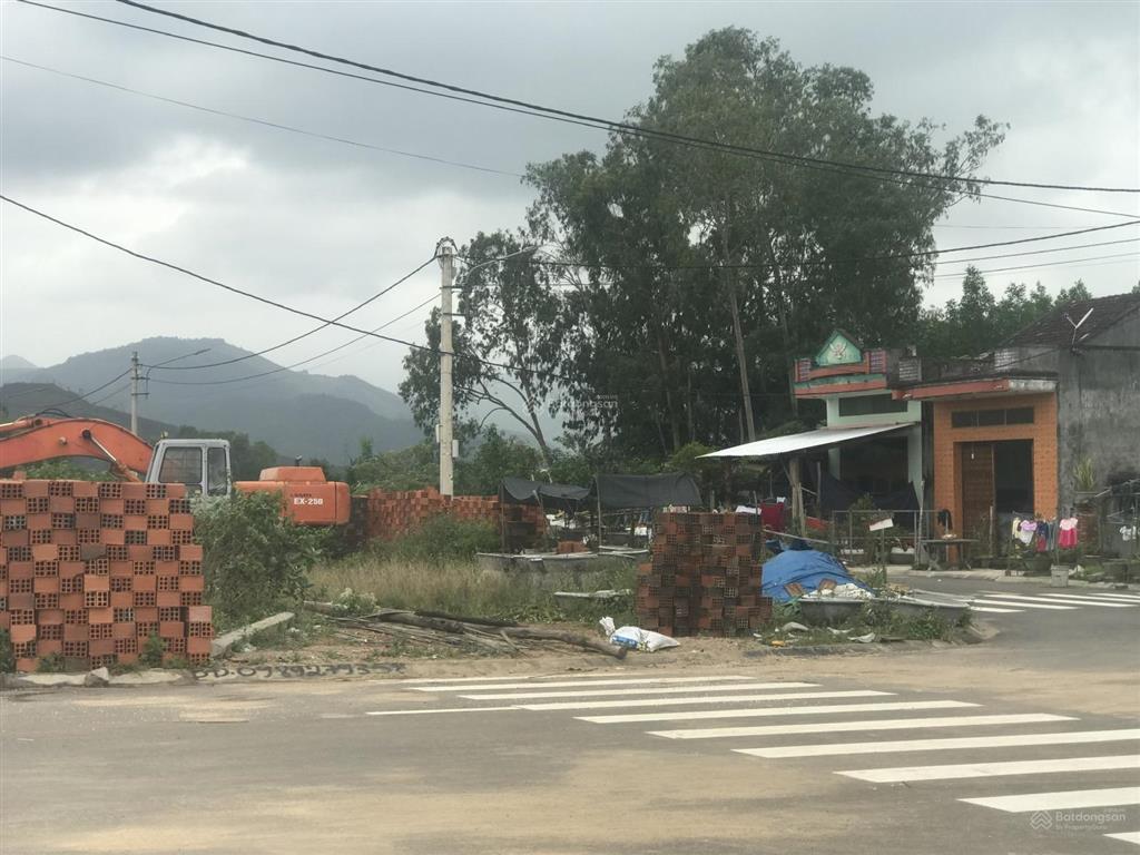 Bán lô góc đất nền 112m2 khu qhdc tây nam ubnd nhơn hòa, an nhơn, bình định, giá chất chỉ 1,1 tỷ