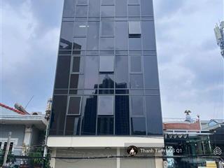Building vp đẹp sang mt tô hiến thành, p14, q10  ngang lớn 120m2  7 tầng thang máy  hđt 100tr/th