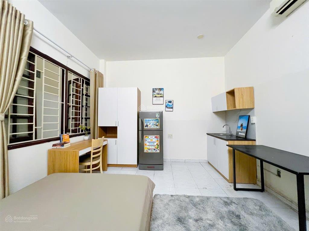 Cho thuê phòng trọ studio full nội thất ngay đường ni sư huỳnh liên