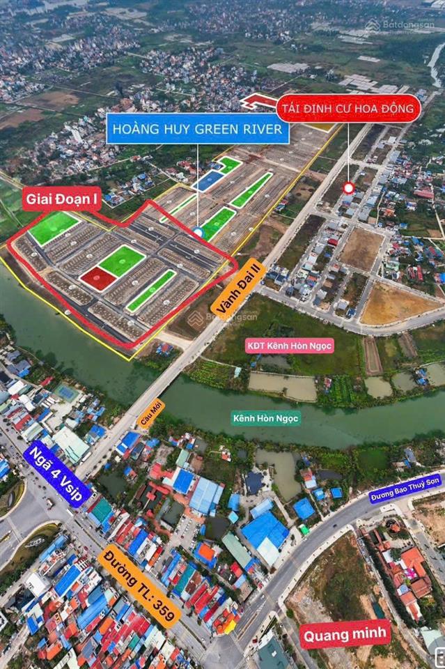 Bán đất nền tđc đầy đủ các diện tích, tầm giá khu vực bắc sông cấm, gần trung tâm hành chính mới