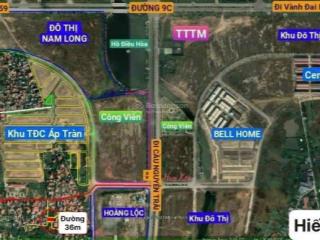 Duy nhất lô đất biệt thự 135m2 đẹp nhất tái định cư áp tràn