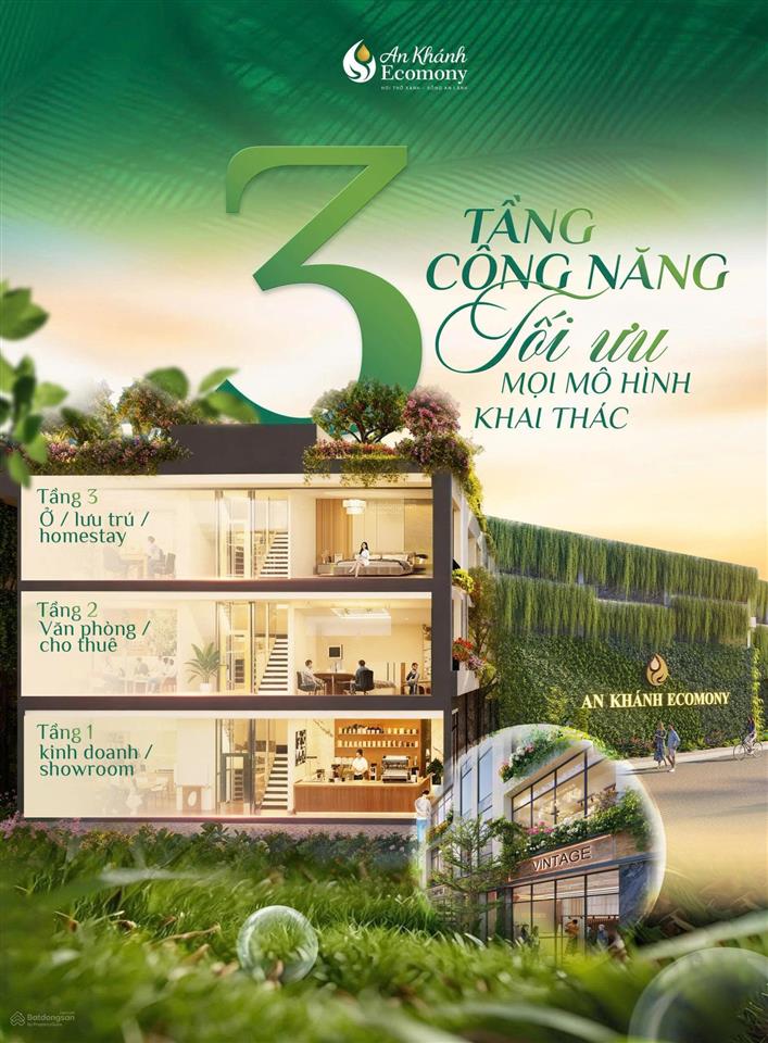 Bán liền kề ecomony an khánh  chỉ 190tr/m2  cách mỹ đình 15p đi xe