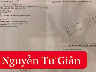 Bán lô đất đường nguyễn tư giản, mỹ an, ngũ hành sơn, gần sông mát mẽ