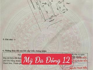 Bán lô góc 3 mặt tiền đường mỹ đa đông 12, gần biển, tiềm năng cao