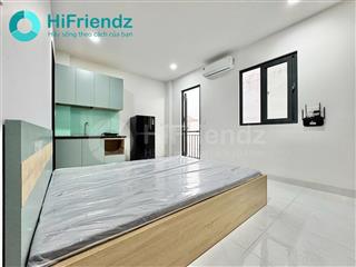 Căn studio ban công lớn ở bình trưng tây phòng mới 100%, full nội thất  wifi riêng