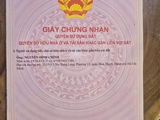 Căn duy nhất! ngang lớn 8m dt 113m² khuôn đất vuông vức  hxh nơ trang long chỉ còn 12,1 tỷ