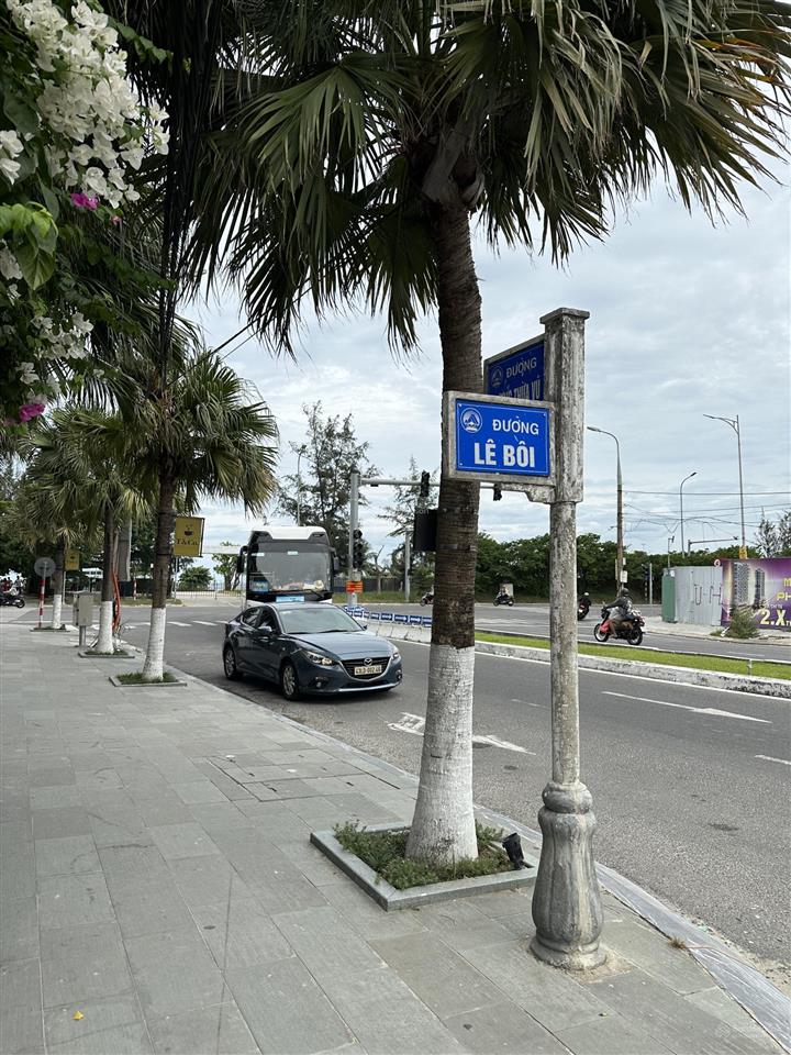 167m2 đất biển sơn trà, trục kinh doanh du lịch, mặt tiền lê bôi, chỉ 21 tỷ