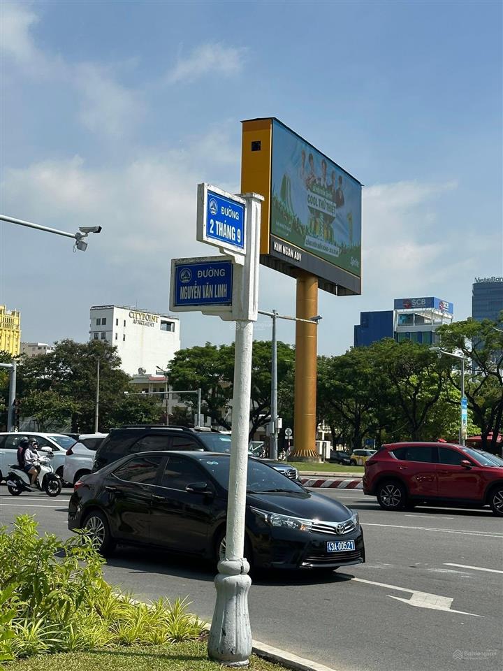234m2, tặng nhà, mặt tiền kinh doanh đường 2/9, trung tâm hải châu, chỉ 33 tỷ