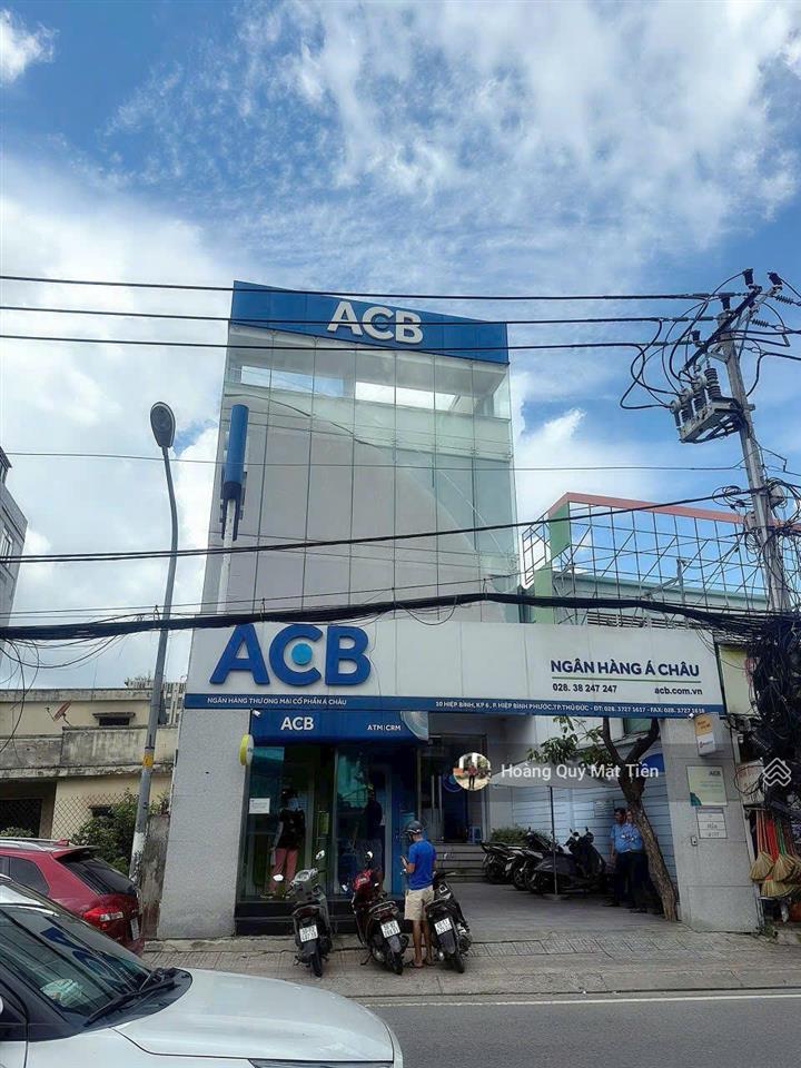 Mt hiệp bình ~ 11m*41m = 450m2 (chợ hiệp bình). ctxd hầm + 6 tầng  khu kd sầm uất. bán 135 tr/m2