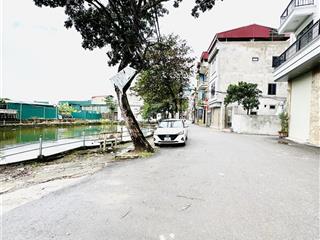 Mặt đường kinh doanh sầm uất  view hồ . 2 ô tô tải tránh nhau . 63m , mặt tiền 5,8m