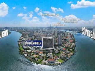 Mở bán penthouse 400m2 duplex sân vườn view sông vĩnh viễn  thảo điền green. hỗ trợ tv 0909 621 ***