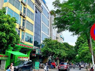 Bán nhà mp nguyễn ngọc vũ,vỉa hè,kinh doanh, ô tô,thửa đẹp 110m,mặt tiền 6m tặng nhà 2 thoáng
