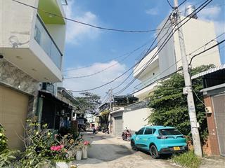 Bán nhà mới 3 tầng 4x20m  hương lộ 2 giáp q6  đường xe hơi 8m thông  chỉ 5tỷ25