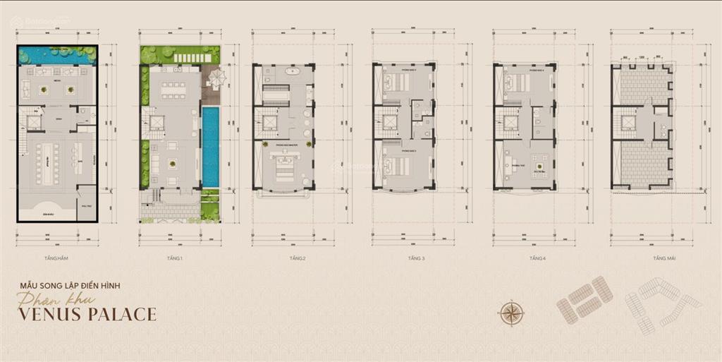 Bán biệt thự song lập giá chỉ 52 tỷ 800tr thanh toán sớm, miễn phí dịch vụ chuẩn 5* trong 3 năm