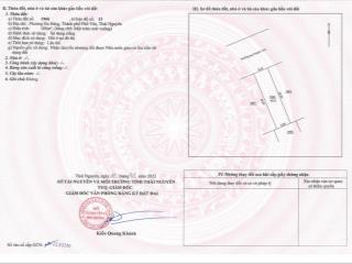 Đất nền đã có sổ đỏ, trục phố đi bộ mới và đường 261, p. ba hàng, phổ yên