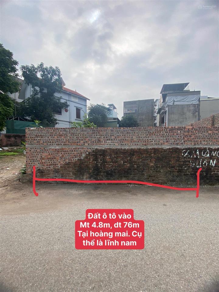 Đất ô tô vào, không qh, trước nhà thoáng vĩnh viễn, xây tỷ thứ, 76m2, 10.5 tỷ